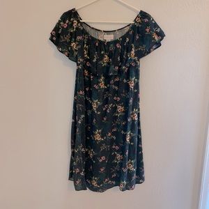 Velvet by Graham & Spencer Green Floral Dress